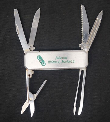 Vintage IWM Industrial Weldors & Machinists Barlow Japan Pocket Knife