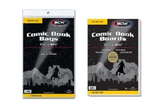 (100) BCW Brand Storage Bags + (100) BCW Boards Combo Lot (Golden Comic Size)