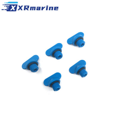 5PACK Für Mercruiser 3.7-4.3L V6 GM Abfluss Stecker & O-Ring 22-806608A