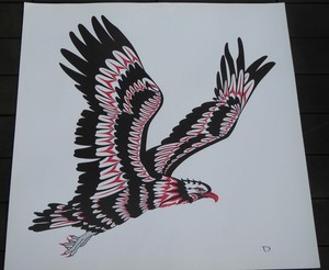 Details About Northwest Coast Eagle Serigraph Canada Aboriginal