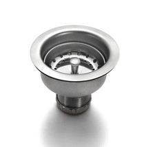 Plumbco Stainless Steel Deep Cup Sink Strainer PL10075