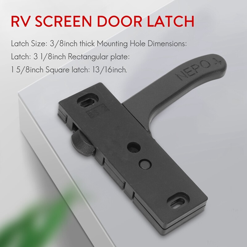 RV Designer Collection Türverriegelung E285 Schwarz - Für Wohnmobile