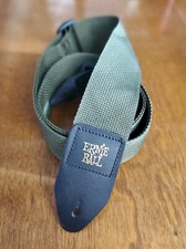 Ernie Ball Polypro Guitar Strap Leather Tab Acoustic Electric