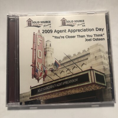 Brand New ~ 2009 Agent Appreciation Day Solid Source Reality Joel Osteen (CD, 20