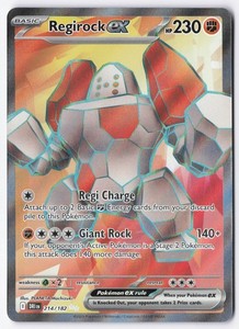 Regirock ex 214/182 Destined Rivals