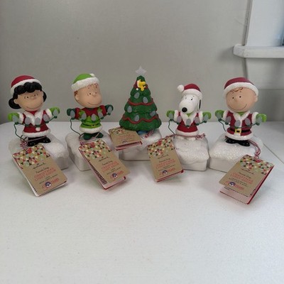 Hallmark ホールマーク ピーナッツ ワイヤレス バンド 5体セット HALLMARK Peanuts Christmas Wireless Band Set of 5 Linus, Charlie