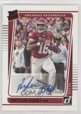 2022 Panini Chronicles Draft Picks Red 11/25 Treylon Burks #RR-TBU Auto r7d