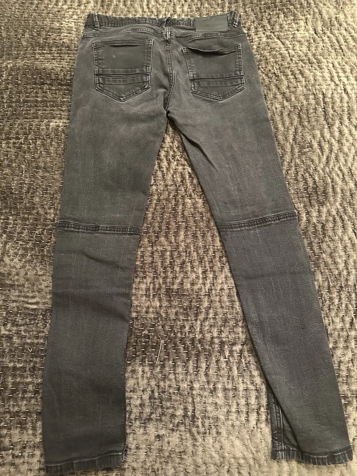 Pantalones de mezclilla gris oscuro & Co ajustados para hombre W30/L32 Foto 2 de 4