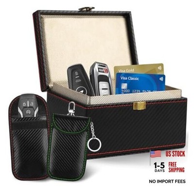 Faraday Box for Car Keys, RFID Signal Blocking Anti-Theft Shield, Key Fob