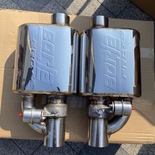 Universal 2.5 Inch Valved Performance Exhaust Muffler Electric Valve