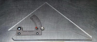 Vintage Blundell Harling 273 verstellbares Dreieck Lineal Maß.