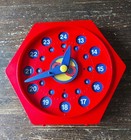 Educational Learning Clock Teaching Time Toy Polydron 2005