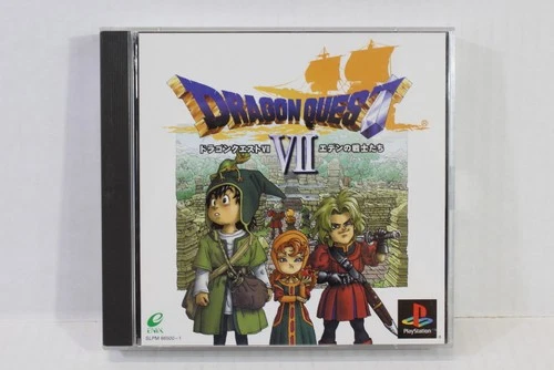 Dragon Quest VII 7 CIB PS PlayStation 1 PS1 JP Japanese Japan Import US Seller