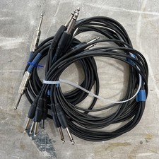 1/4" TRS Male to TRS Male Patch Cable 8-Pack 6’