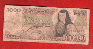MEXICO 1000 PESOS 1985