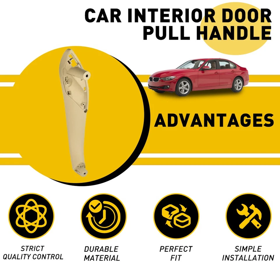 2X New Interior Door Handle Panel Trim For BMW 320i 328i 420i 428i 430i 440i - Image 3 of 4