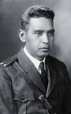 Portrait of General Maximiliano Hernandez Martinez President of Re- Old Photo