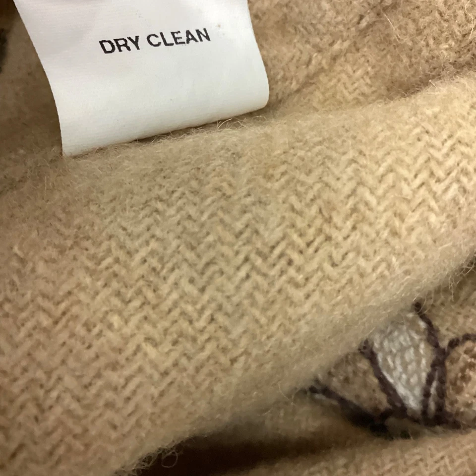 Funda de almohada Pottery Barn "lana bronceada con diseño floral crewel" 18" Foto 4 de 4