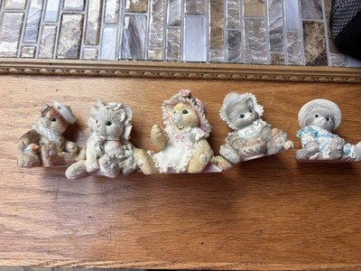 Lot of 5 Calico Kittens 1992-1995 Figurines Pristine Condition