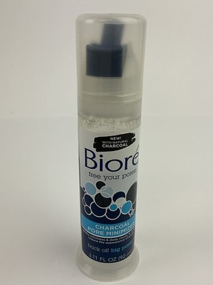Biore Charcoal Pore Minimizer, 3.11 Oz. Great for Oily Skin.