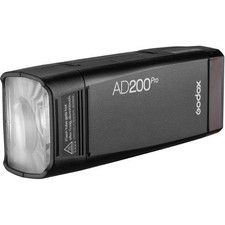 A - Godox AD200 Pro TTL Witstro Portable Flash Head Kit With Battery