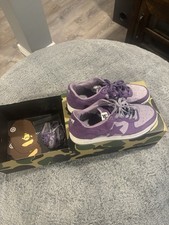 BAPESTAPURPLE SUEDE 2022 Size 12 PREOWNED