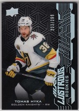 2018-19 SPx UD Black Lustrous Rookies TOMAS HYKA LR-TH /299 Vegas Golden Knights