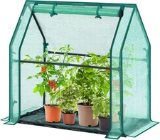 Mini Greenhouse for Indoor Outdoor: Ohuhu Tabletop Portable Green House
