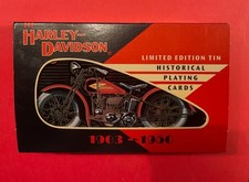 1903-1950 HARLEY DAVIDSON LIMITE LIMITED EDITION PLAYING CARDS