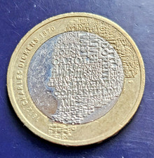 2012 UK£2 Coin - Charles Dickens