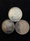 1921-D Morgan Silver Dollar AU + 3-Coin Lot