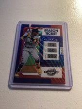 2022 Panini Chronicles - Contenders Optic Ronald Acuña Jr. #24 Ruby Wave...