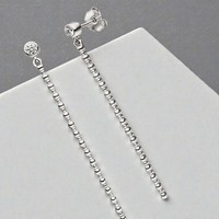 OhrhäNger 925 Sterling Silber 2 Zirkonia Ohrringe Ohrstecker Silberohrringe