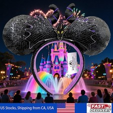 D23 Maleficent Minnie Disney-Park's Ears Headband Sleeping Beauty Fan Event OS