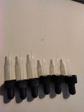 6 GLASS DROPPERS Pipettes for Glass Round Bottles 3 Small 3 Medium