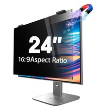 Magnetic Computer Privacy Screen 24 inch, Hanging Privacy Screen for Computer...