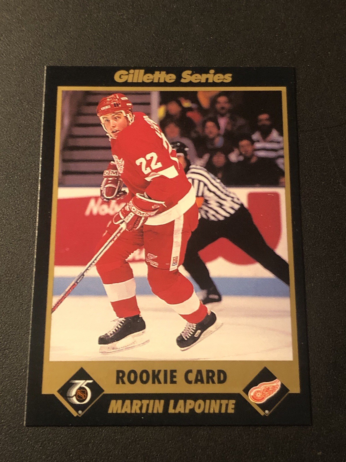 1991-92 Gillette Series Martin Lapointe #20 Rookie RC