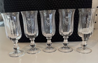 VSOE Venice Simplon Orient Express Crystal Champagne Flutes. 6.25 T Set Of 5