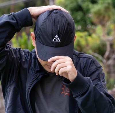Size S/M Nike ACG Unstructured Hat Cap Dri-Fit Club Black