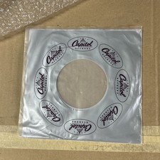 1 Company Sleeve Only Glossy Plastic No Hole Purple Silver Capitol Records