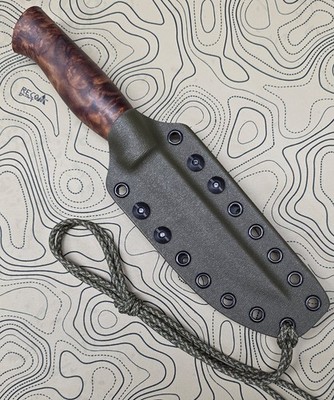 KYDEX SHEATH for KELLAM PUUKKO KLKPR5 with 5 INCH BLADE,  C-CLIPS,  KEL012