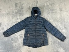 PATAGONIA REVERSIBLE DOWN SWEATER HOODY GIRLS JACKET XXL 16 18 BLUE READ 