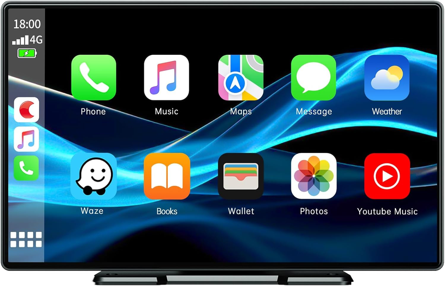 Autoradio Portatile Con Wireless A-Pple Carplay & Android Auto, 9 Pollici Radio 