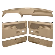 For Ford F-150 87-91 Coverlay Neutral Interior Combo Kit Full Power Windows