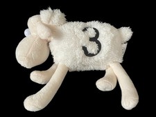 Serta Counting Sheep #3 Plush White Stuffed Animal Sleep Number 3 Advertising