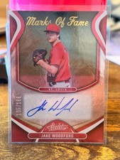 2022 Panini Absolute - Marks of Fame Jake Woodford #MOF-JW #'d /199