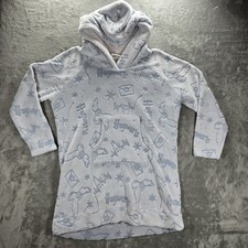 Wizarding World Of Harry Potter Long Fleece Pullover Hooded Robe Sz XXL