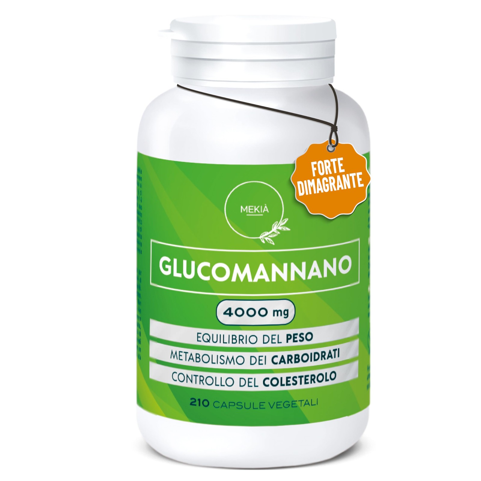 Mekià® Glucomannano Forte Dimagrante: Segreto di Bellezza Anti-Fame
