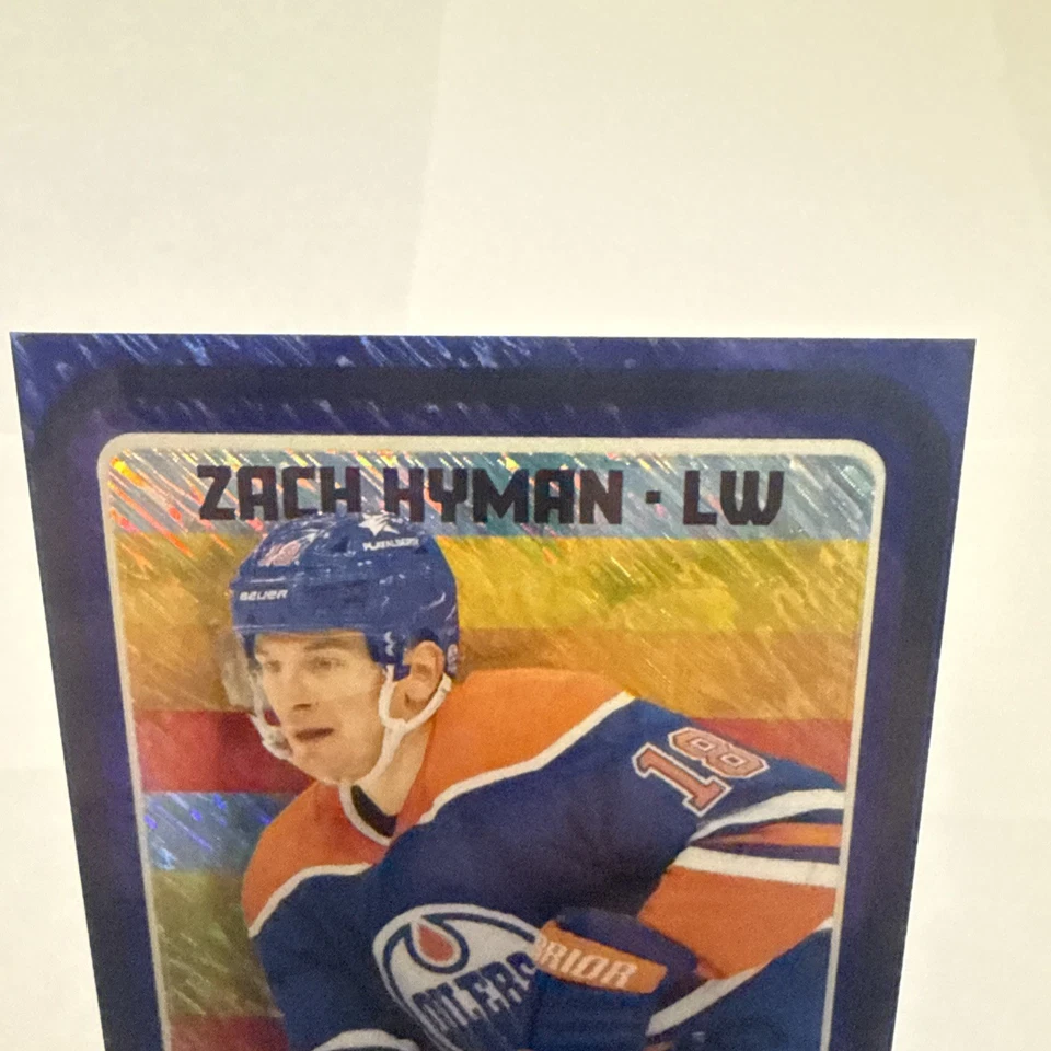2024-25 OPC Platinum Zach Hyman Blue Luster 100/100 Card #R35 LAST PRINT 🔥🔥 - Image 2 of 4