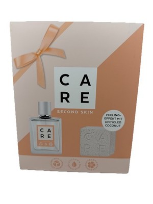 Care Second Skin Geschenkset Set 50 ml Eau de Parfum & 60 g Peeling Shower Soap